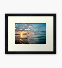 South Mission Beach Sunrise Framed Print