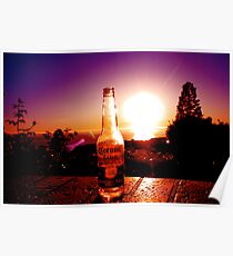 Corona Sunset Poster