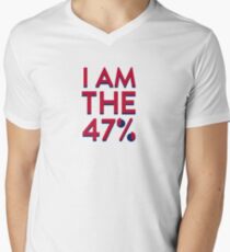 I Am The 47% Men's V-Neck T-Shirt