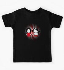 Camiseta para niños Las franjas blancas