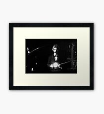 Twain & Tesla Framed Print