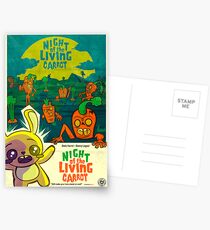 Night of the Living Carrot! Postcards