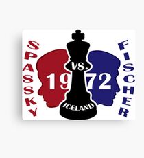 Fischer vs. Spassky 1972 Canvas Print