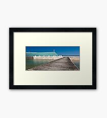 Newcastle Ocean Baths Framed Print