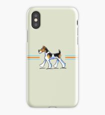 Wire Fox Terrier Trot iPhone Case