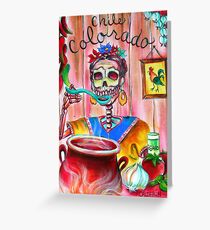 Chile Colorado Greeting Card