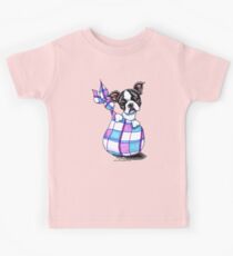 Boston Terrier Sack Puppy Kids Tee