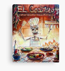 El Cocinero Canvas Print