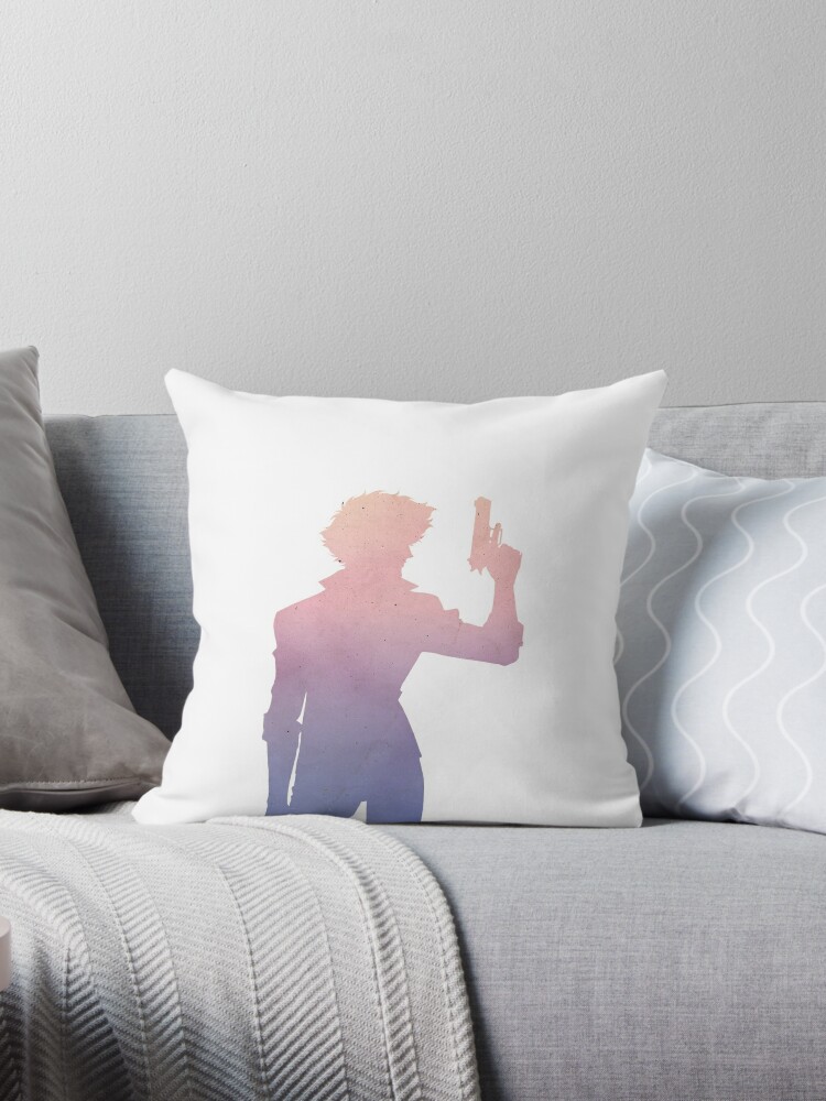 "Cowboy Bebop" Throw Pillows by grimecreative | Redbubble