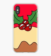 Christmas pudding iPhone Case