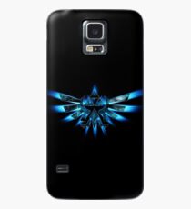 Funda/vinilo para Samsung Galaxy Triforce Of Courage - Funda azul para iPod / teléfono.