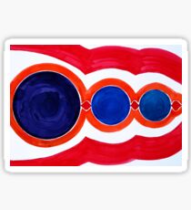 Alignment original painting Sticker