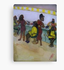 Hair Dresser Canvas Print