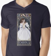 Sarah Nouveau - Labyrinth T-Shirt mit V-Ausschnitt