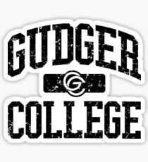 Gudger College Sticker