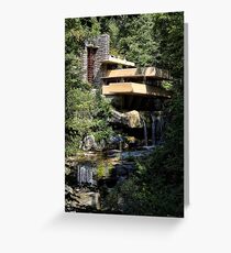 Falling Water by Frank Lloyd Wright Greeting Card