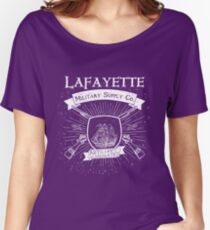 Canons et navires - Blanc T-shirts coupe relax