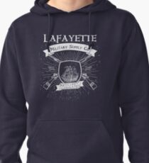 Guns and Ships - White Pullover Hoodie