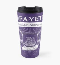 Guns and Ships - White Travel Mug