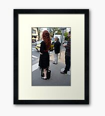 Don't walk Framed Print