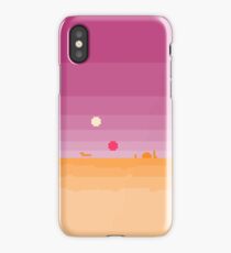 Pixel Tatooine Landscape iPhone Case/Skin
