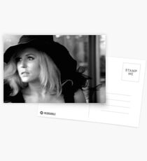 Woman in motion Postcards