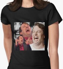 David Mitchell Hysterical Laugh Women's Fitted T-Shirt