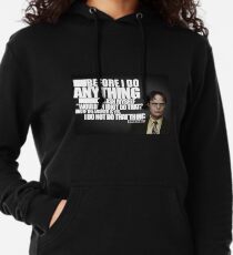 Bevor ich etwas tue Leichter Hoodie