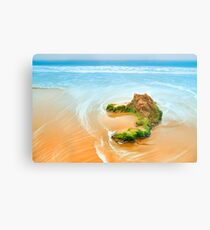 Beach Rock Metal Print