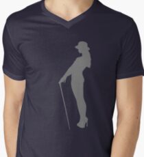 Attitude - grey Men's V-Neck T-Shirt