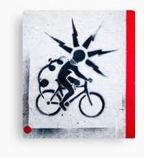 Cycling Canvas Print
