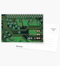 Circuit board details Postcards