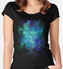 Camiseta entallada de cuello redondo materia estelar
