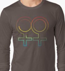 lesbian symbols Long Sleeve T-Shirt