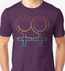 lesbian symbols Unisex T-Shirt