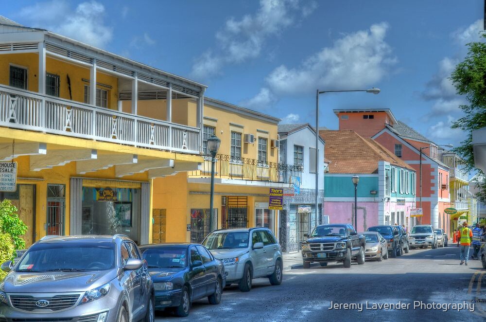 "Market Street in Downtown Nassau, The Bahamas" by Jeremy Lavender