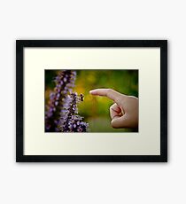 Curious Digits Framed Print