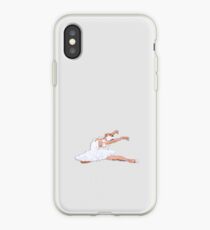 White Ballet dancer iPhone Case