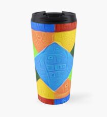 DeepDream Color Squares Visual Areas 5x5K v1447926834 Travel Mug