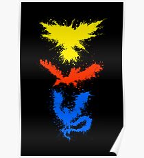 Legendary Bird Splatter Poster