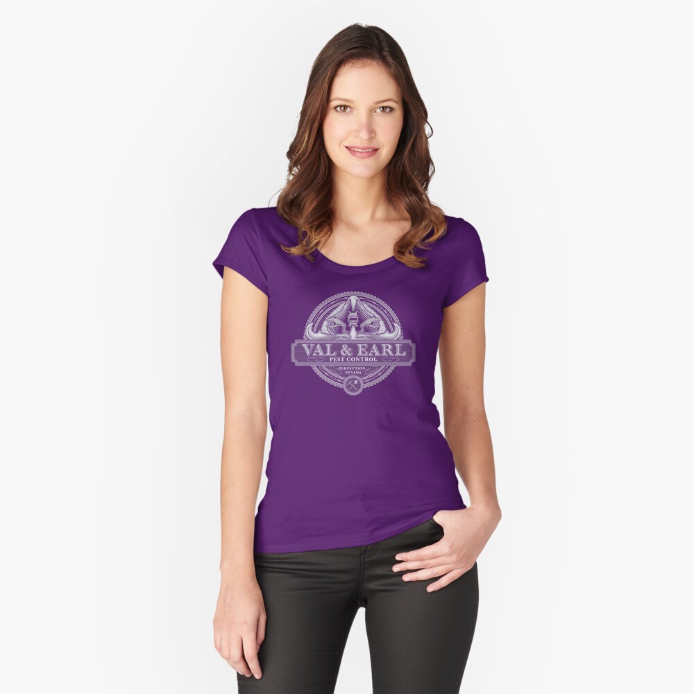 Val & Earl, Schädlingsbekämpfung Tailliertes Rundhals-Shirt