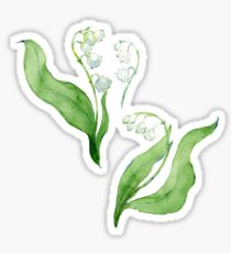 lily of the valley Sticker