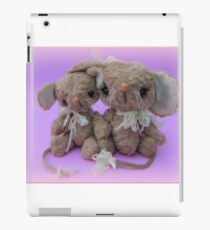 Handmade bears from Teddy Bear Orphans - Molly and Matilda Mice iPad Case/Skin