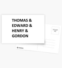 Thomas The Tank Engine Postcards