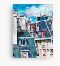 Paris, Ordener Str. Canvas Print