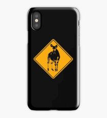 Okapi road sign iPhone Case