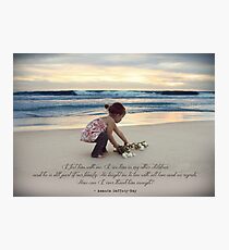 November 2013 - Lost For Words Photographic Print