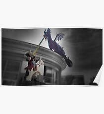 Maleficent and Prince Phillip made from LEGOS Poster