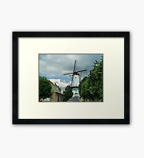 Windmill of Willemstad. Framed Print