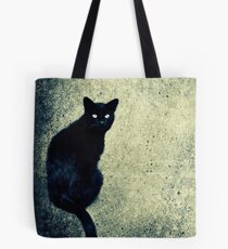 Black cat Tote Bag